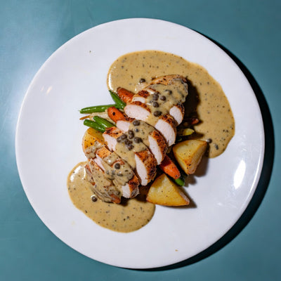 Chicken in Peppercorn Cream