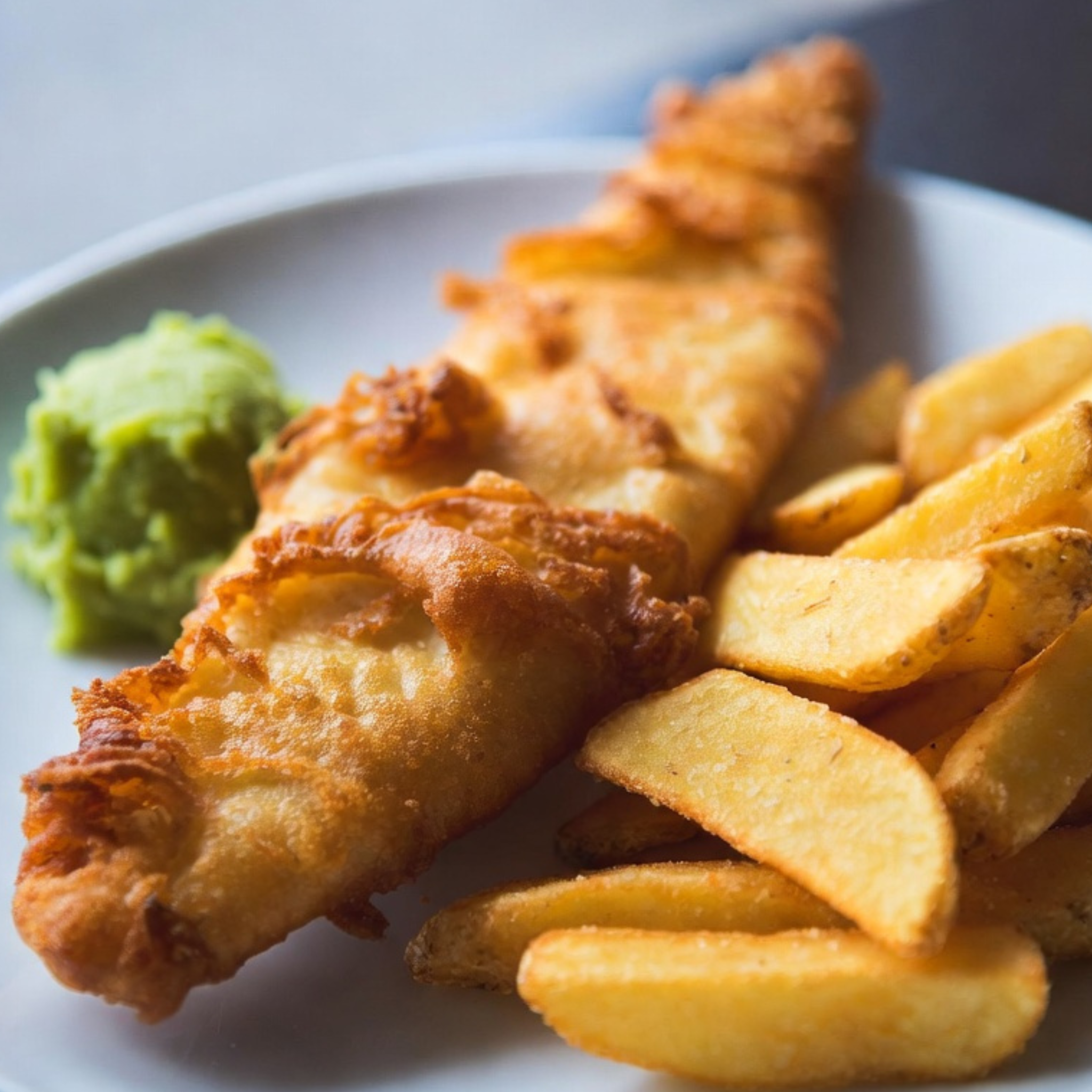 Fish & Chips with Mushy Peas