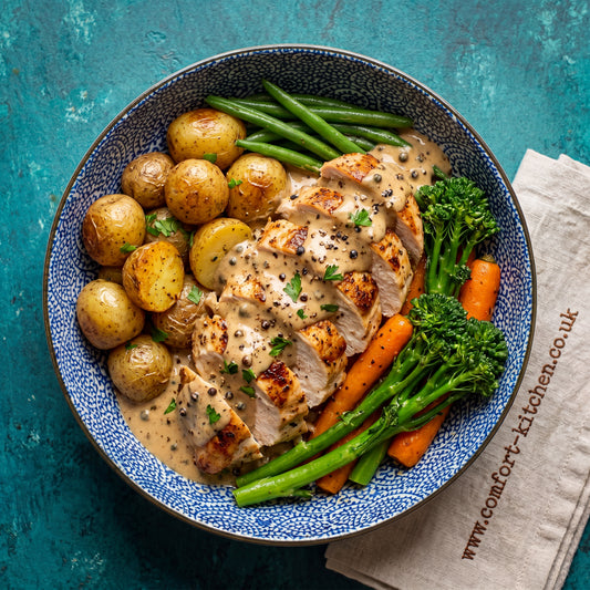 Chicken in Peppercorn Cream