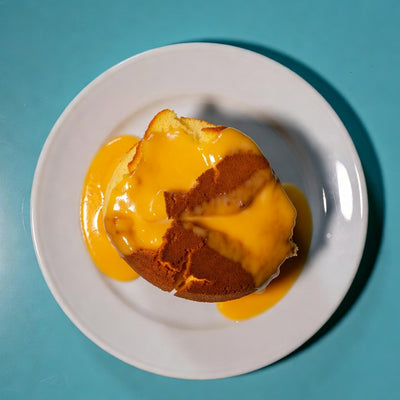 Jam Sponge with Custard