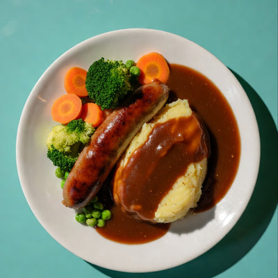 Sausage & Mash - Seasonal Veg & Gravy